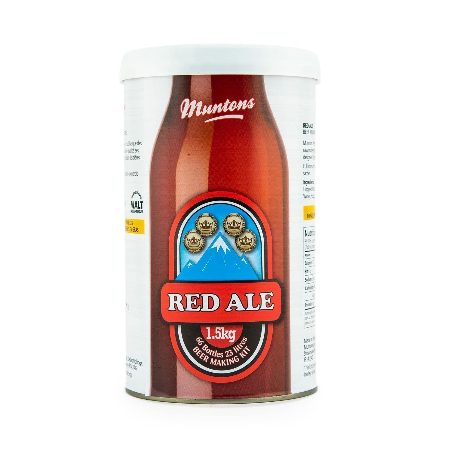 Muntons Beer Making Kit Red Anniversary Premium Range Kit 6 gallon