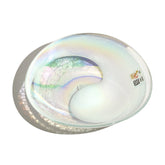 Murano Glass Bowl 6.8 x 6.1 white opalescent