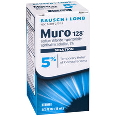 Sterile ophthalmic solution 5 percent Muro 128 packaging