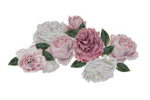 Murwall Peony Floral Wall Decal large flower piece 58cm