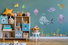 Coral reef cutouts for Murwall undersea wall decals
