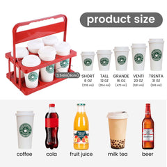 musbus cup holder for multiple cup types with tray