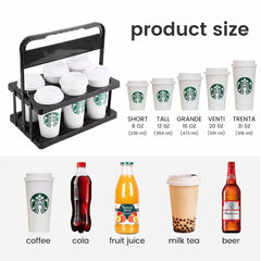 musbus portable drink carrier black color image