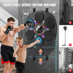 LED display on Music Boxing Machine with 9 mode boxing