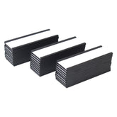 MVISUAL C Channel Magentic Label Holders 3x1 inch with paper inserts