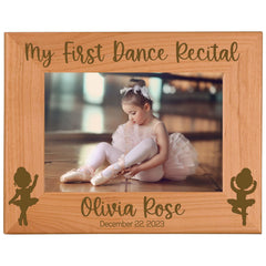 My First Dance Recital wood picture frame for 4x6 photo