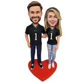 MYBOBBLE custom bobbleheads couple figures 22cm front view