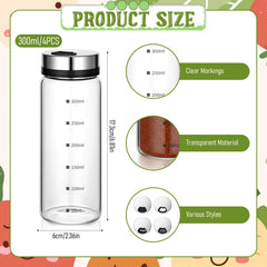 10 oz salt pepper shaker with stainless steel lid