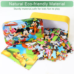 Backs numbered to help children on puzzle pieces