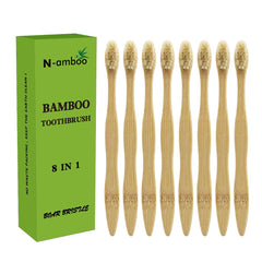 N-amboo bamboo toothbrush with boar bristles