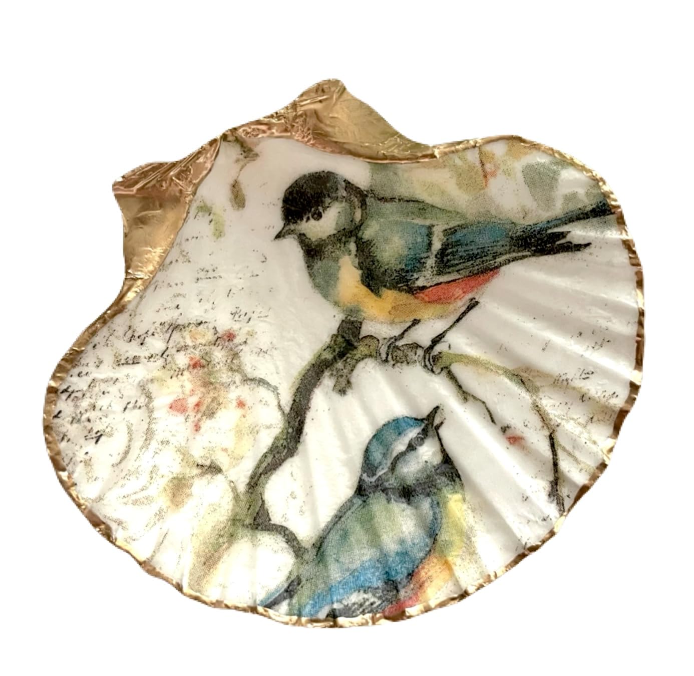 Nafiart Studio shell trinket dish handmade coastal decor
