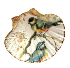 Nafiart Studio shell trinket dish handmade coastal decor