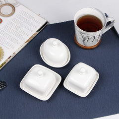 NAGU butter dish with lid for individual serving on table