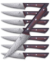 Naitesen steak knives set 8pcs 4.5 inch blades