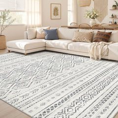 Nakagishi Boho 5x7 area rug grey