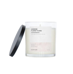 Scent notes jasmine bloom lily of the valley ylang ylang clary sage candle by NALADAK Candles