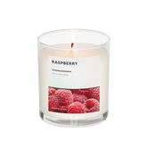 NALADAK Raspberry Candle 8oz single wick in glass jar