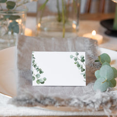 Name cards for table setting 50 pieces pack