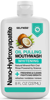 Nano-Hydroxyapatite oil pulling mouthwash bottle 8oz