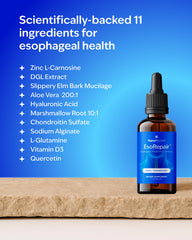 Non-GMO dairy-free esophageal health supplement packaging