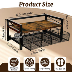 Tea caddy for tea bags in NANXITU storage drawer