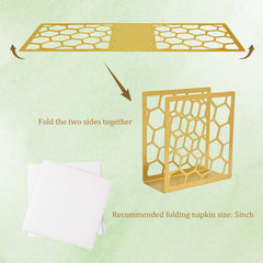 Napkin holder dimensions 5.3 x 5.0 x 2.2 inches