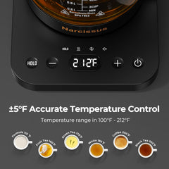 1200W rapid heating for Narcissus electric kettle