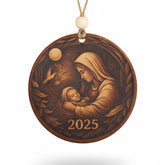 Nativity Christmas Ornaments 2025 Holy Mother Mary ornament close up