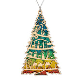 Nativity Scene Christmas Tree Ornament Holy Family design for holiday decor