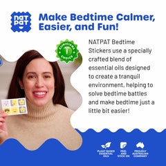 All natural essential oil infused SleepyPatch label close up