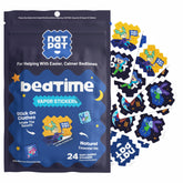 NATPAT Bedtime Sleepy Patch sticker on pajamas for kids and adults