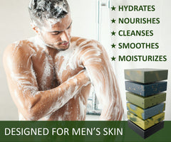 NATURAL AMERICAN ELEMENTS men's bar soap Spring Falls 5 oz