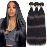 Natural black straight hair bundle 26 inch 50g