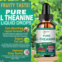 Gluten free non-GMO L Theanine liquid drops