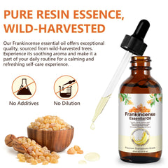 Cold pressed extraction concept for frankincense essential oil
