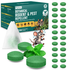 Natural Mice & Rat Deterrent indoor outdoor peppermint moth balls pack
