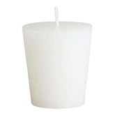 Natural Unscented Soy Wax 12 Pack Votive Candle with clear votive cup