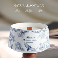 Camellia fragrance aromatherapy candle for bedroom