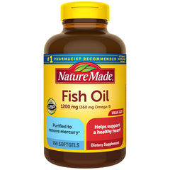Nature Made Fish Oil 1200 mg Softgels bottle