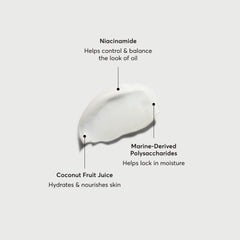 Hydrating face moisturizer Naturium gel cream closeup