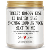 Naughty Couple personalized candle 4 oz size