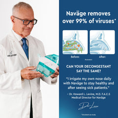 Two color coded nasal docks included with NAVAGE bundle