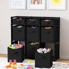 Neaterize 3 small storage cubes 10.5 x 10.5 x 5 inches