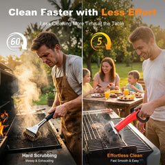 Forward and reverse rotation on NeatLt grill brush