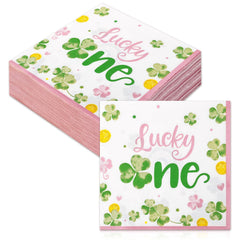 Nefelibata Lucky One Napkins pink green 50pcs pack