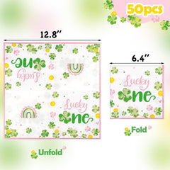 Unfolded napkin size 12.8 x 12.8 inches