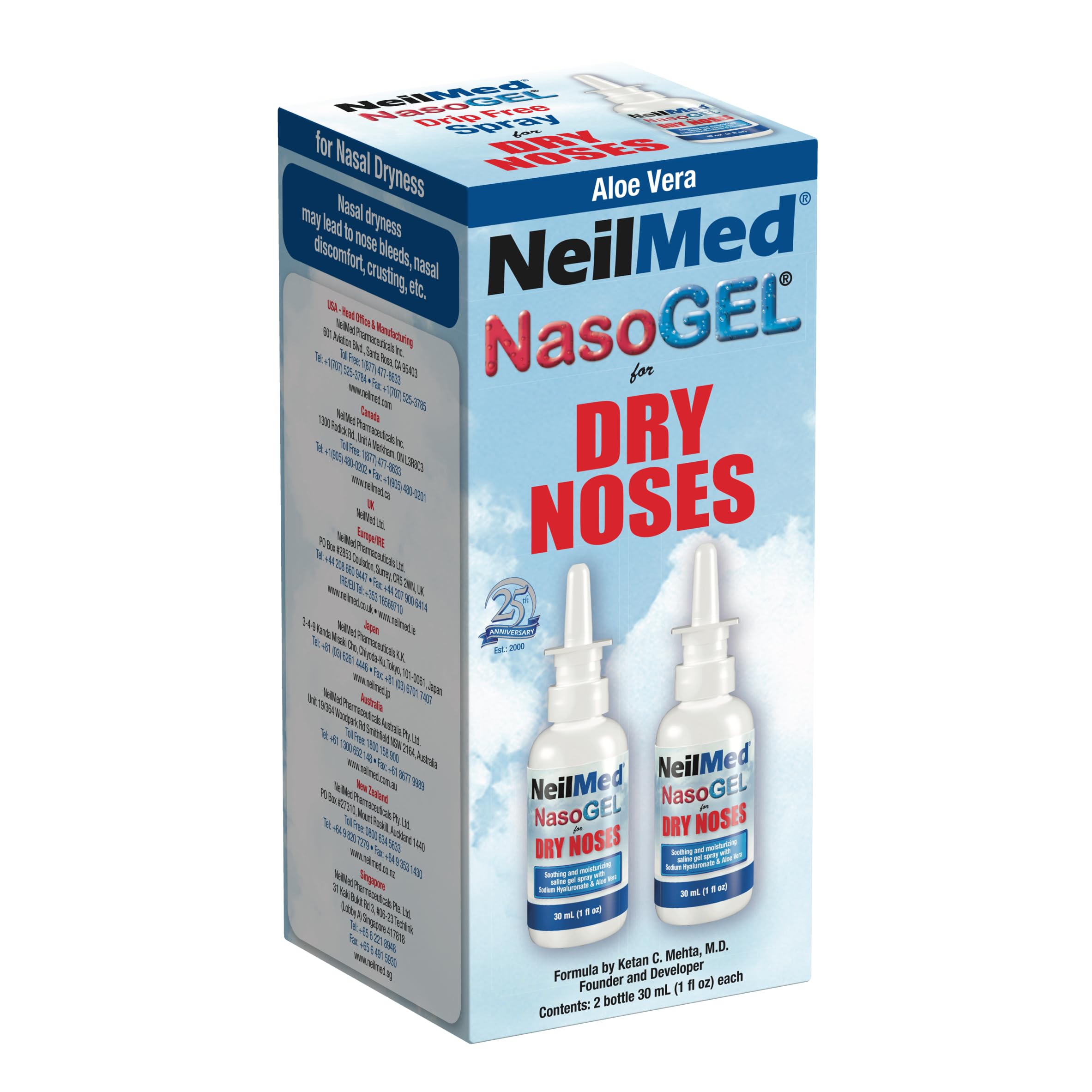 NeilMed NasoGel nasal saline gel spray 30mL bottle