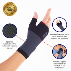 Compression wrist sleeve for arthritis by Neo-G