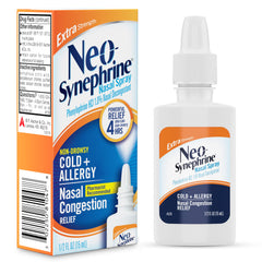 Neo-Synephrine nasal spray 15mL packaging and label