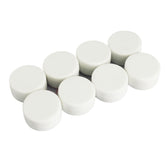 Neodymium round magnet 0.5 in diameter with orange plastic coating
